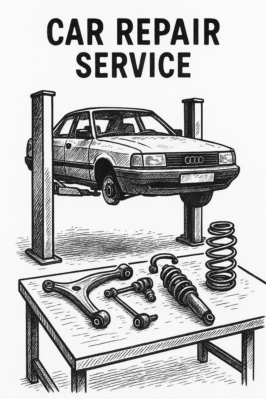 Ремонт ходової Audi Київ Борщагівка